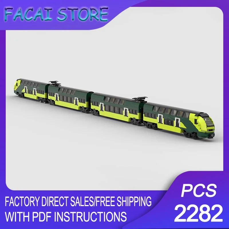 

Модульный конструктор-модель поезда на железнодорожной линии, технологические блоки, рождественский подарок, игрушка для самостоятельной сборки