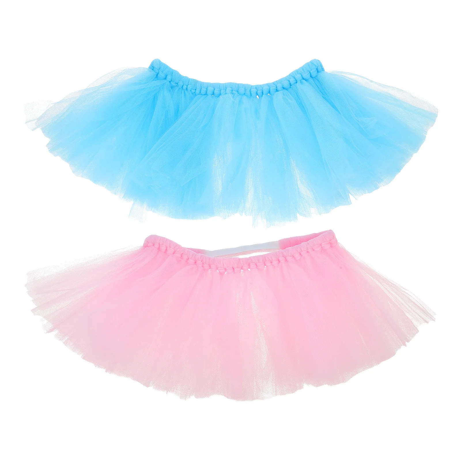 

2Pcs Dog Pet Tulle Skirt Elegant Tutu Dress Puppy Birthday Wedding Holiday Party Ballerina Outfit Dog Tulle Tutu