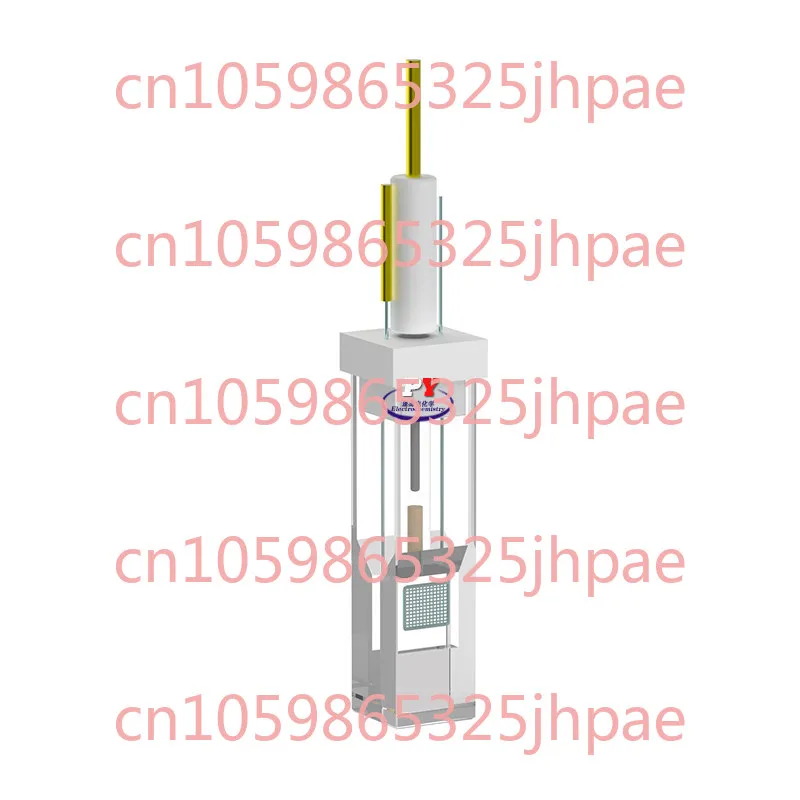 K003 Optical Quartz Electrolytic Cell/Spectroelectrochemical Three-Electrode System with Silver Chloride-Platinum Mesh Wires