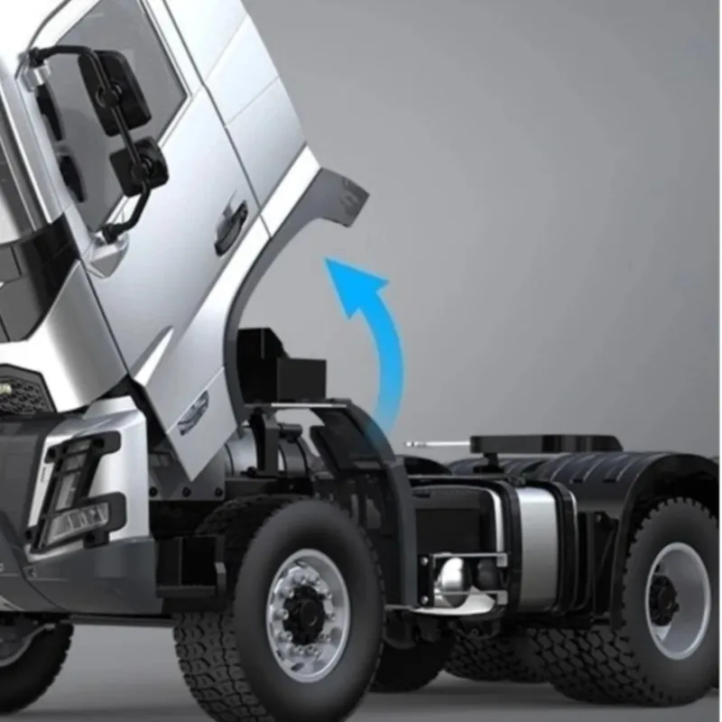 

Двухскоростной радиоуправляемый трактор-грузовик 2-Speed Double E E013 1/14 6X4 FMX, модель автомобиля с металлическим шасси и рельсовой трансмиссией