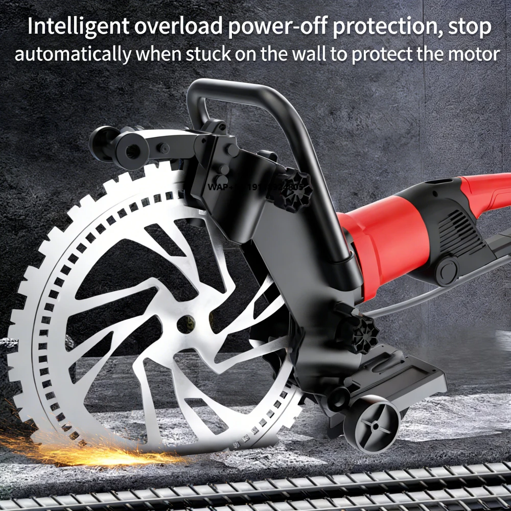 

Новая кольцевая пила-резак для стен, ручной высокомощный многофункциональный инструмент для резки бетона, прорезки отверстий в красном кирпиче и модификации дверных проемов