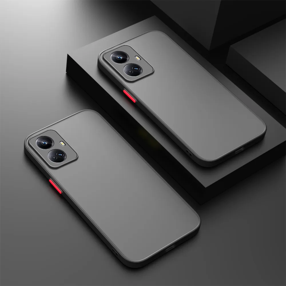 Camera Protect Matte Back Fundas For Realme 10 Pro Plus Case Realmi 10Pro Realme10 ProPlus 5G Hard Shockproof Slim Phone Cover