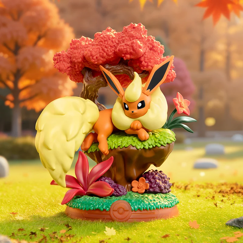 Anime Pokemon Funism Original Genuine Eevee Family Suit BlindBox Flareon Umbreon Sylveon Action Figure Collection Model Toy Gift image 3