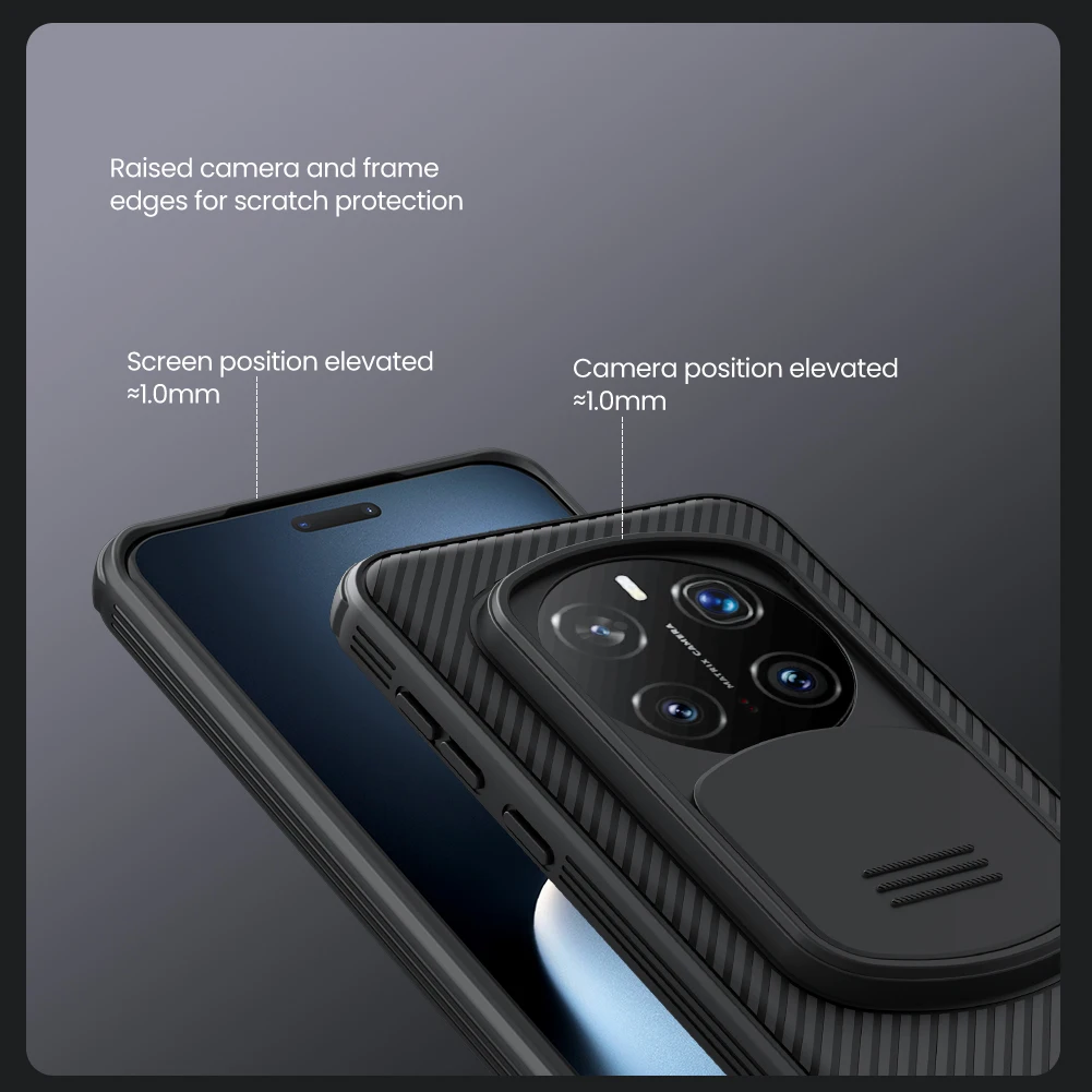 Für Honor Magic 7 Pro Hülle NILLKIN Slide Cases Objektivschutzhülle Anti-Rutsch-Abdeckung für Honor Magic 7 Pro Camshield Hülle – Detail 9