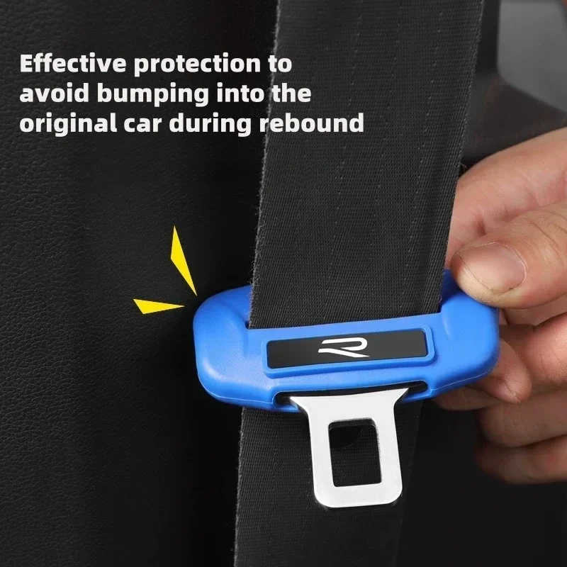 Silicone Seat Belt Cover for VW Golf 7/7.5/8 Golf Jetta Passat Noise reduction, beautiful design, safe fit and easy to install