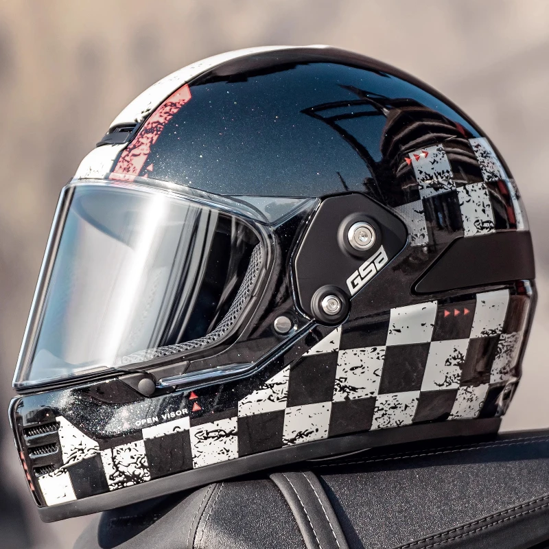 HOT Fiberglass Motorcycle Retro Helmet for Men and Women Motorcycle Rally Off-road Safety Helmet 헬멧 Cascos Para Moto