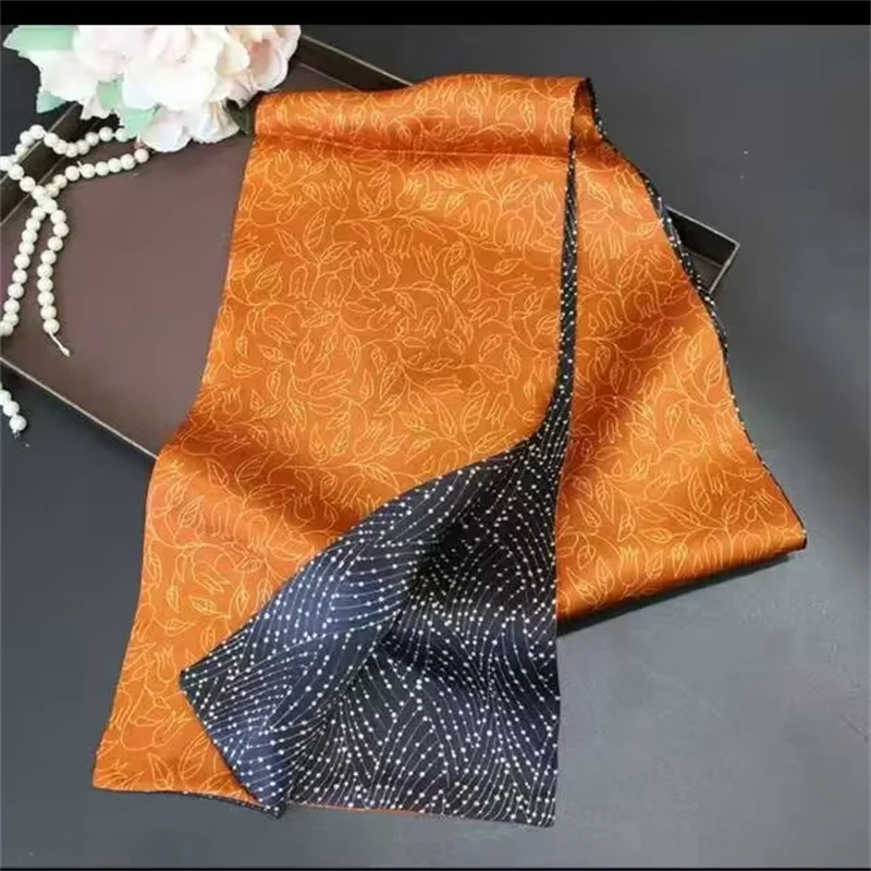 وشاح الأعمال تقليد نسيج الحرير وشاح رجالي وشاح طويل على الوجهين العصرية البريطانية الأوروبية الأمريكية نمط الخريف الشتاء