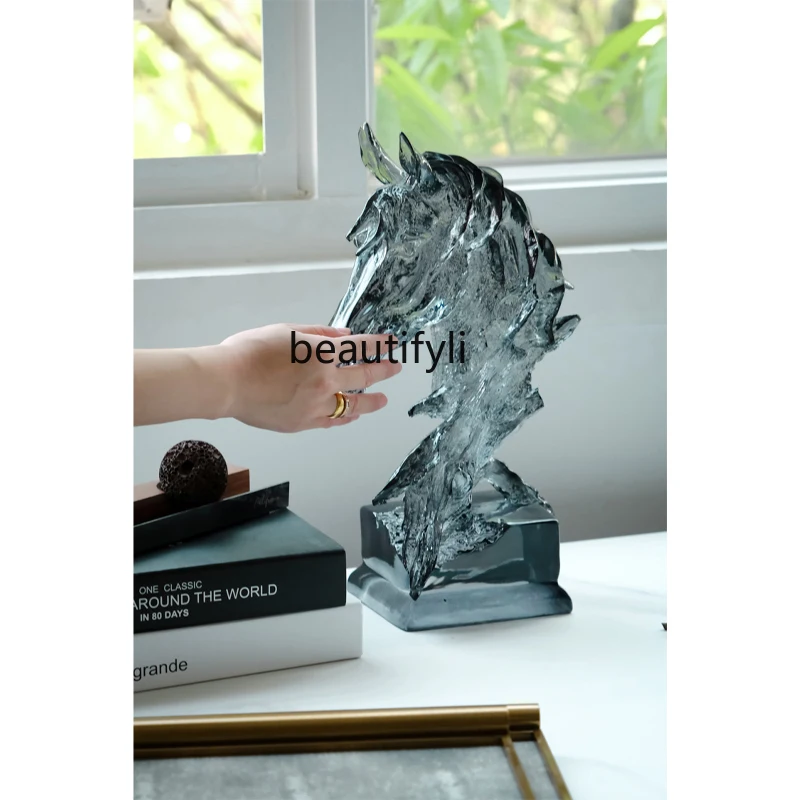 Light Luxury Modern Simple Crystal Texture Lucky Decoration Opening and Housewarming Gift