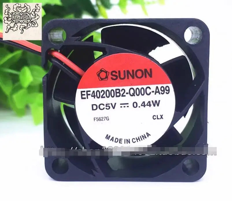 

Ltsf For SUNON EF40200B2-Q00C-A99 DC 5V 0.44W 40x40x20mm 2-Wire Server Cooling Fan