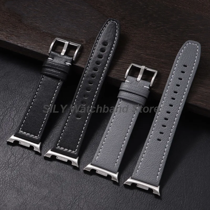 per Samsung Galaxy Watch 8 Ultra cinturino in pelle cinturino sportivo braccialetti da lavoro donna uomo cinturino per Galaxy Watch8