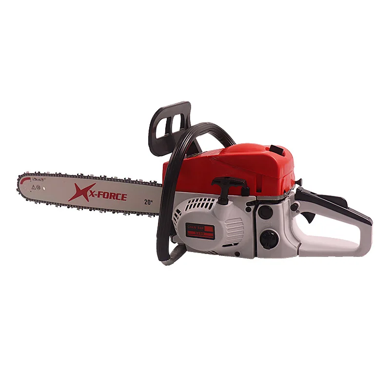 Red and White Model 52CC High Power  Saw, 20 Inch Garden Machinery, High Quality Felling Saws