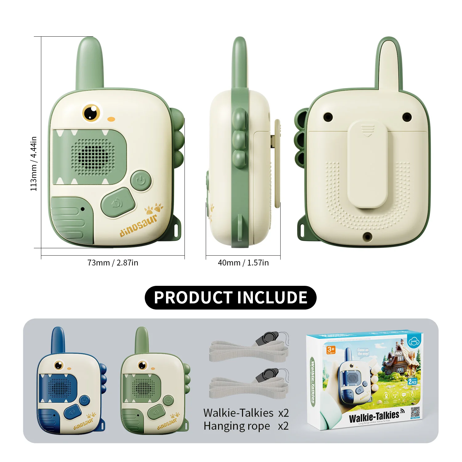 Walkie talkies para crianças 2 pacotes: walkie talkies infantis de longo alcance para meninos presentes de aniversário brinquedos ao ar livre para crianças presente brinquedo idade 3 +