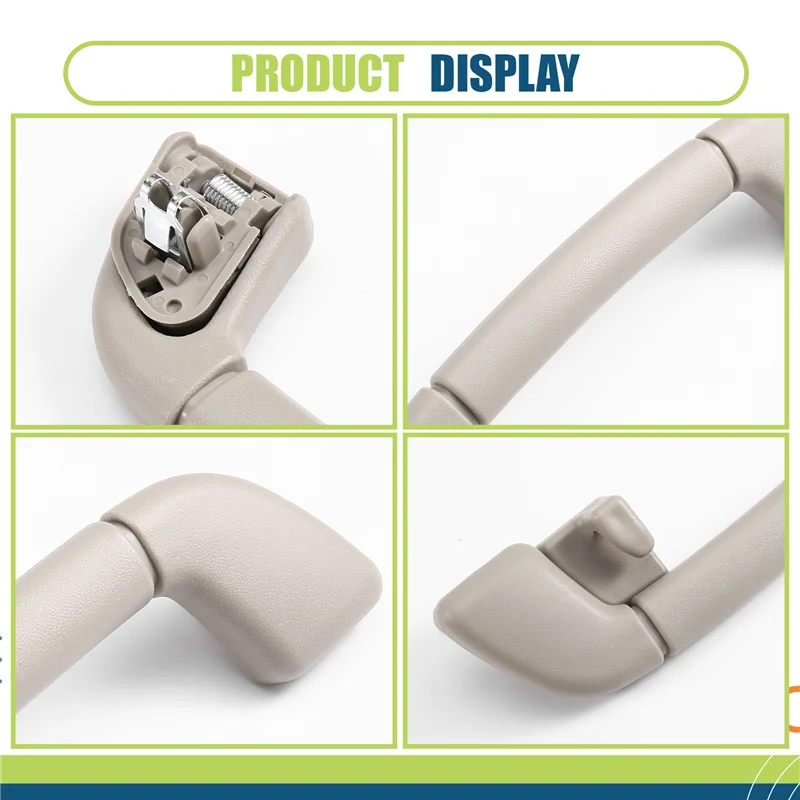 

ABXN-Roof Pull Handle Grab Assist Handle 4Pcs Per Lot For Lexus Toyota Land Cruiser Camry Interior Roof Handle 7461030320A8 Grey