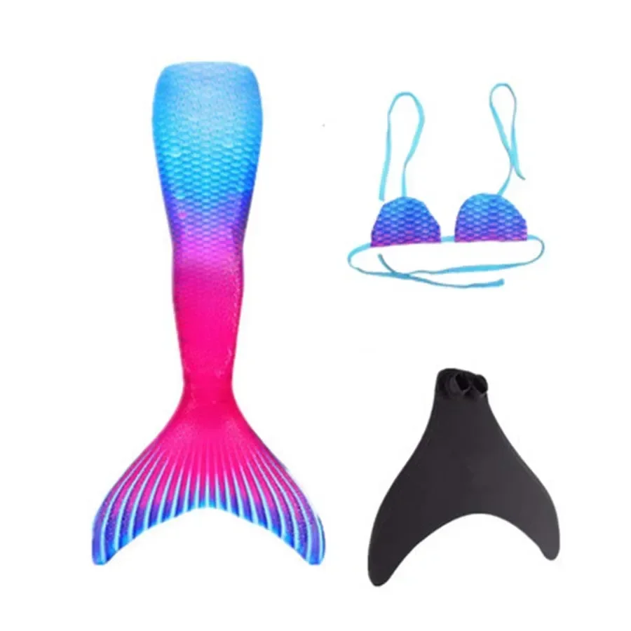 2024 Nieuwe Kinderen Volwassen Zwemmen Zeemeerminstaart Meisje Moeder Cosplay Zeemeermin Kostuum Kinderen Party Gift Fantasie Badpak Met Monofin Fin