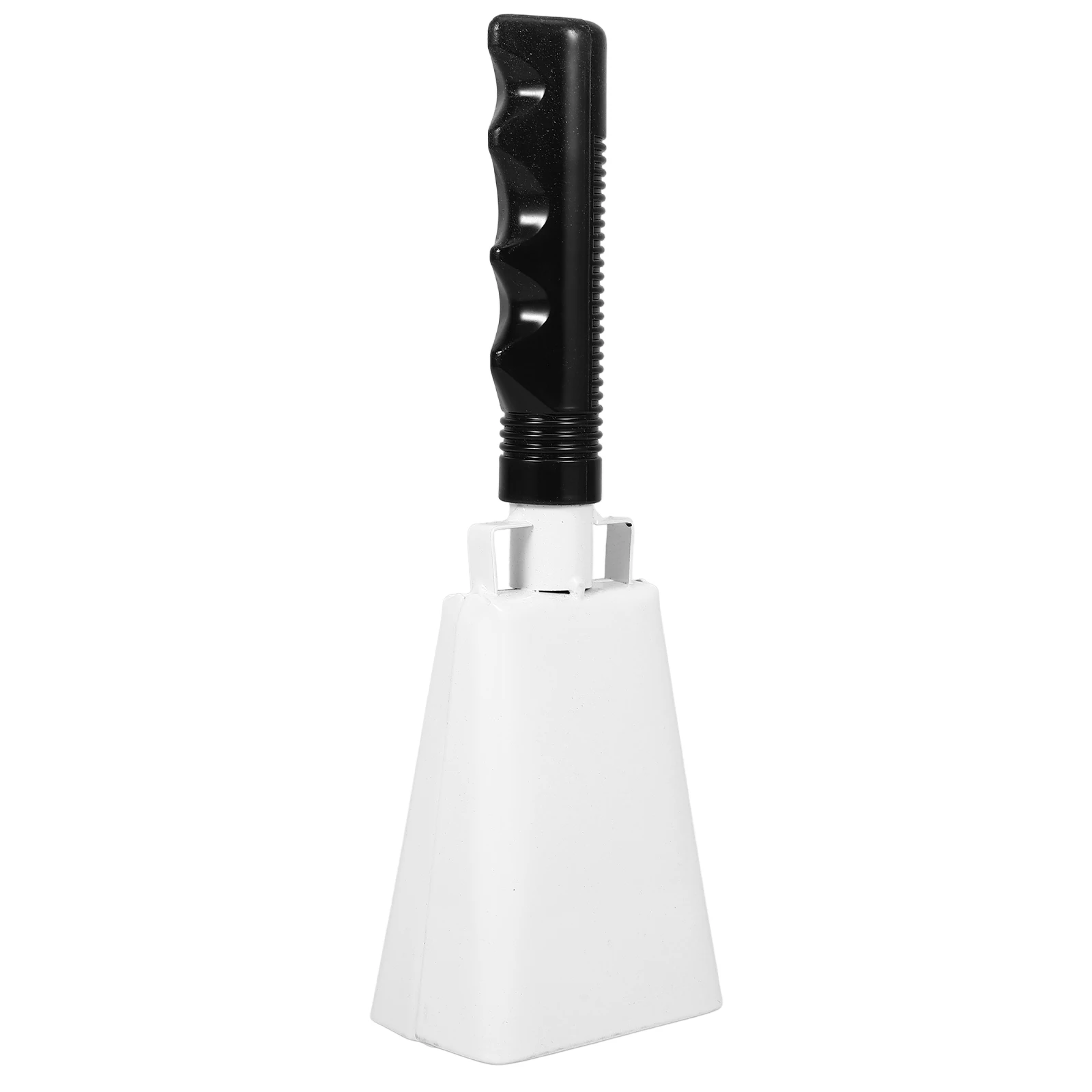 

Small Hand Held Bell Sound Generator White Pink Football Musical Instrument Toy Cowbell Shaking Ergonomic Handle Drum Accessory