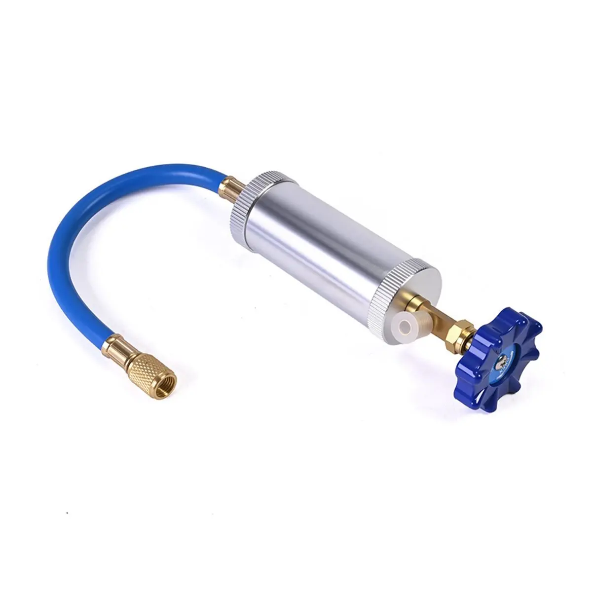 L96A Dye Injector Air Conditioning Car Oil Injection R12 R134A Dye Injection 2oz Pure Liquid Coolant Filler Tube Knob Type