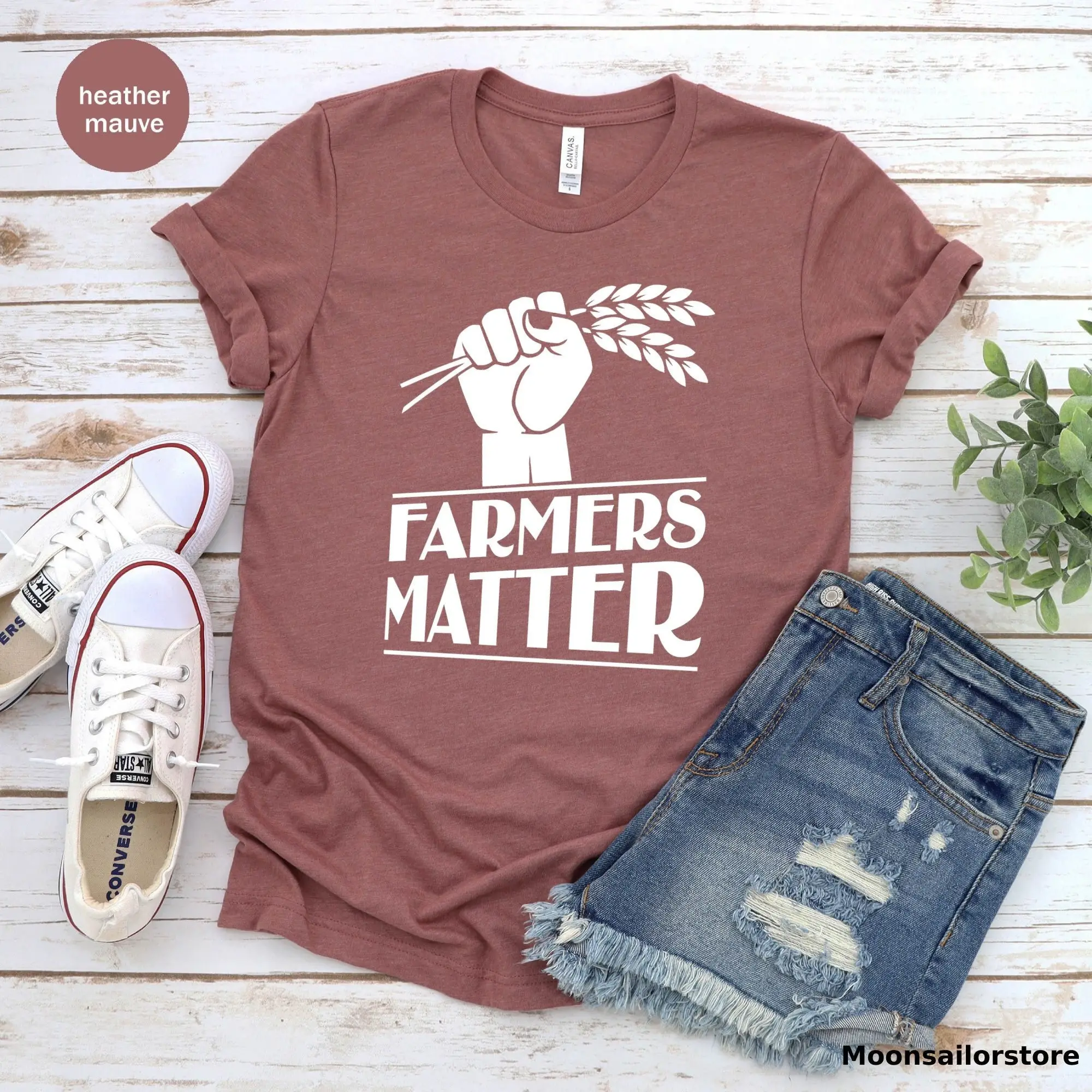 

Футболка Farmers Matter Жена Фермерская жизнь Фермер Милая страна фермера