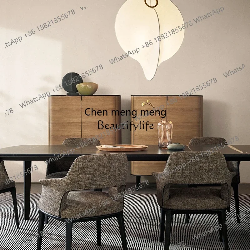 

Современный минималистичный мраморный буфет E136 для хранения вещей в гостиной и на кухне