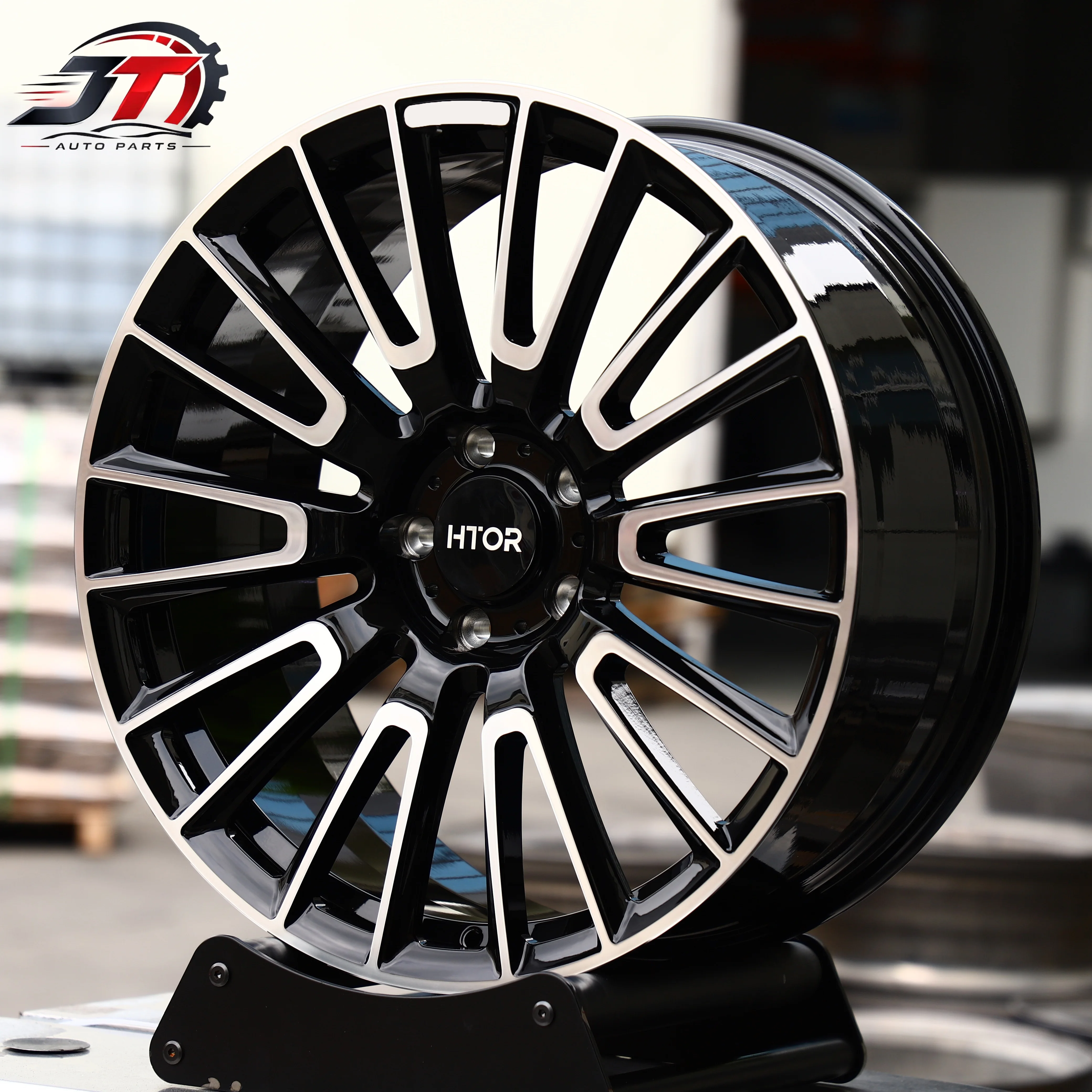 JT Custom 19x8.5 20x9 21x9.5 22x9.5 5x112 5x120 Glossy Black Machined Face Forged Wheels For E53 For CLE53 For GLS600 For GLE63
