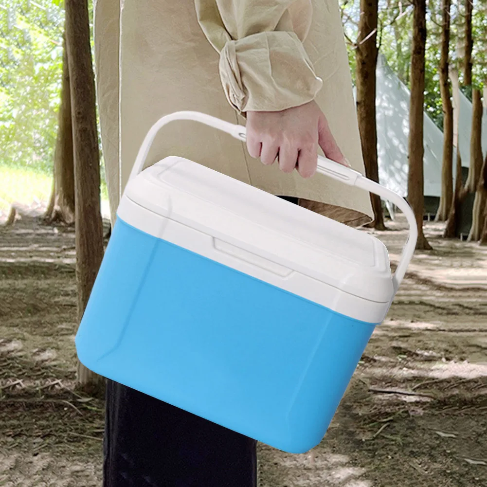 Portable Ice Bucket Food Storage Box Large Capacity Fresh-Keeping Incubator Mini Fridge Camping BBQ Fishing Equipment