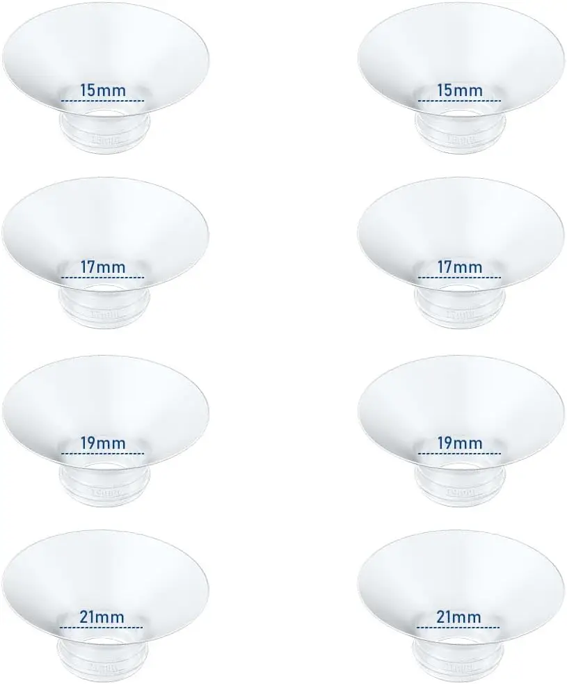 Siliconen Flensinzetstukken Voor Borstpompen Elektrische Borstpompen Schild/Flens Tepeltunnel Smalle Connector Voeding Essentieel
