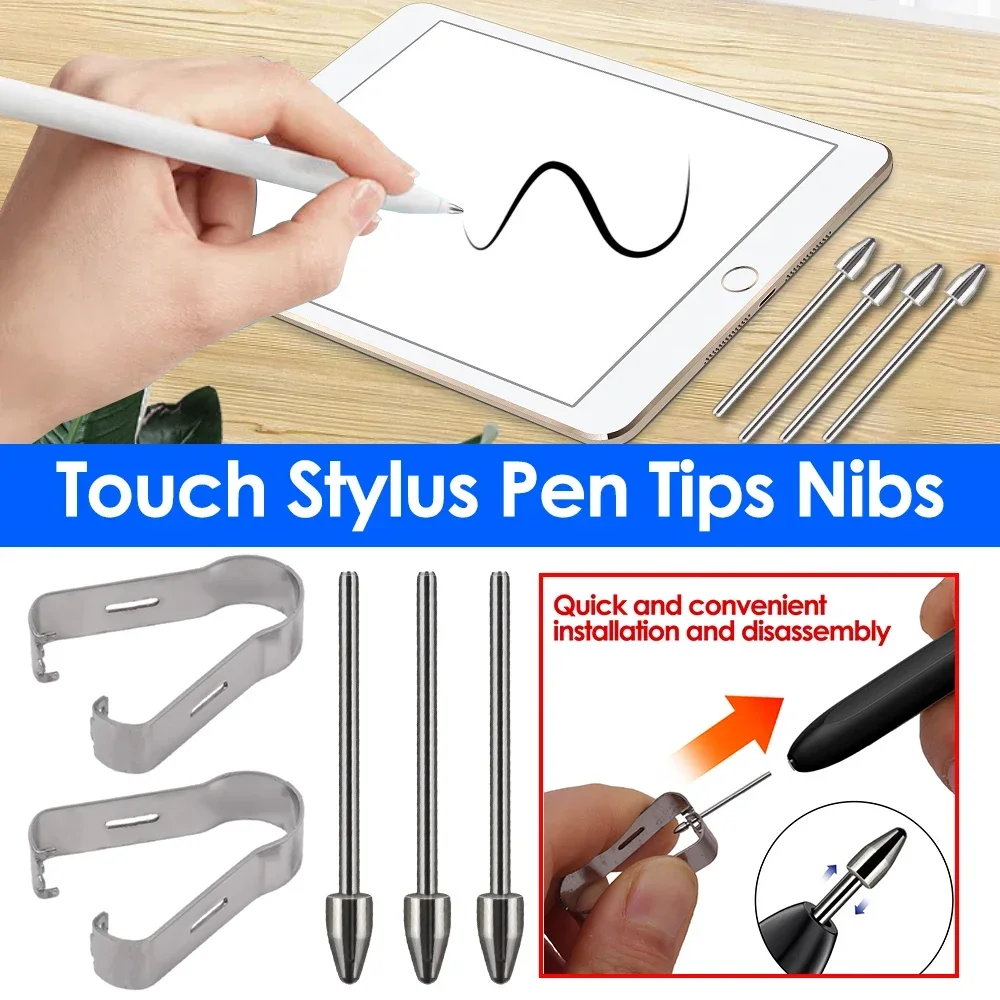 Alloy Replacement Pen Nibs for Samsung Galaxy S-Pen Sturdy Metal Marker Pencil Tips for Samsung NOTE10 20 S9 S9FE S8 S7