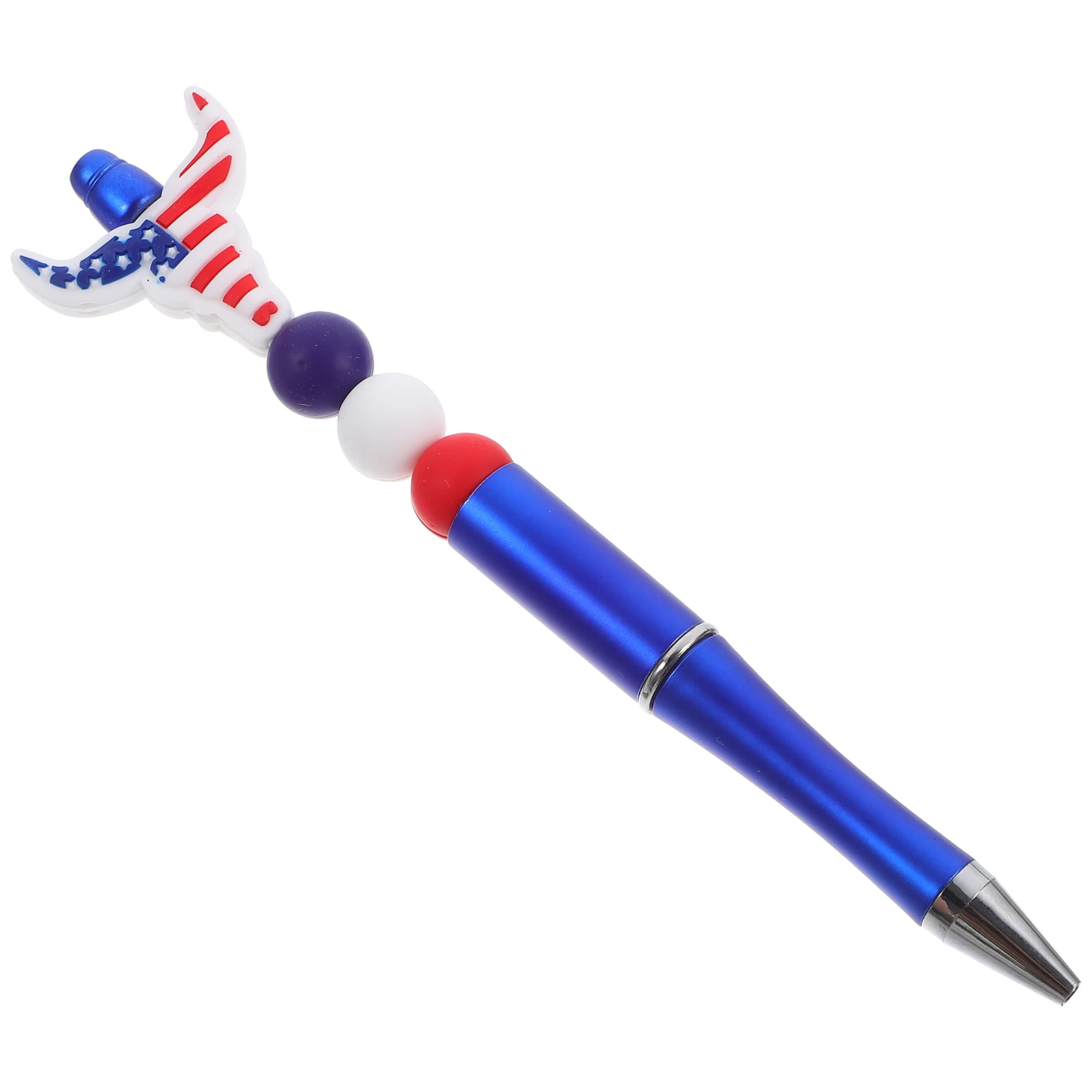 

Cartoon Silicone Pen Ox Head Shaped American Gel Pen Set Flag Patriotic Writing Office Students Gifts Bulk Set