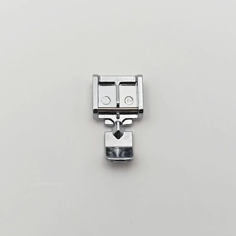 Compatible Metal Zipper Presser Foot Left & Right Single Sides for Household Snap-on DIY Sewing Machine Brother Singer Accessory