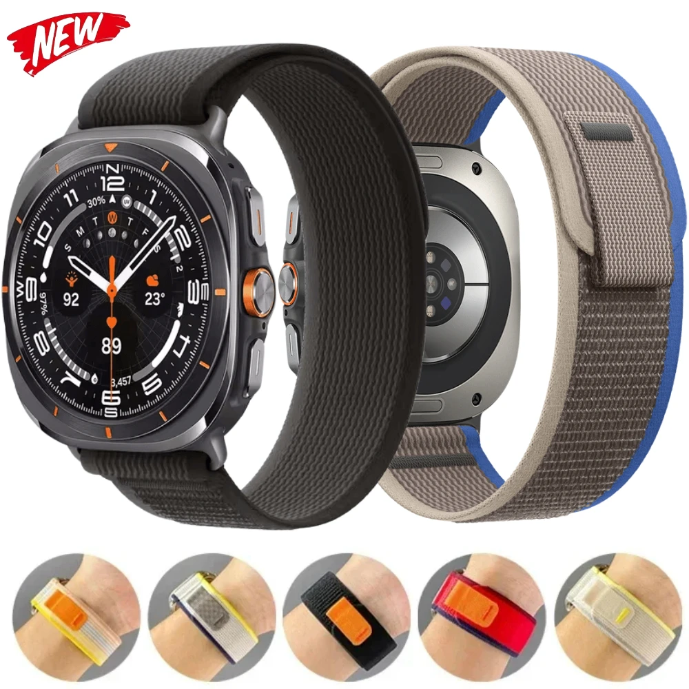 

Trail Loop Bracelet for Samsung Galaxy Watch Ultra Original Nylon Breathable Wristband for Samsung Galaxy Watch Ultra 47mm Strap