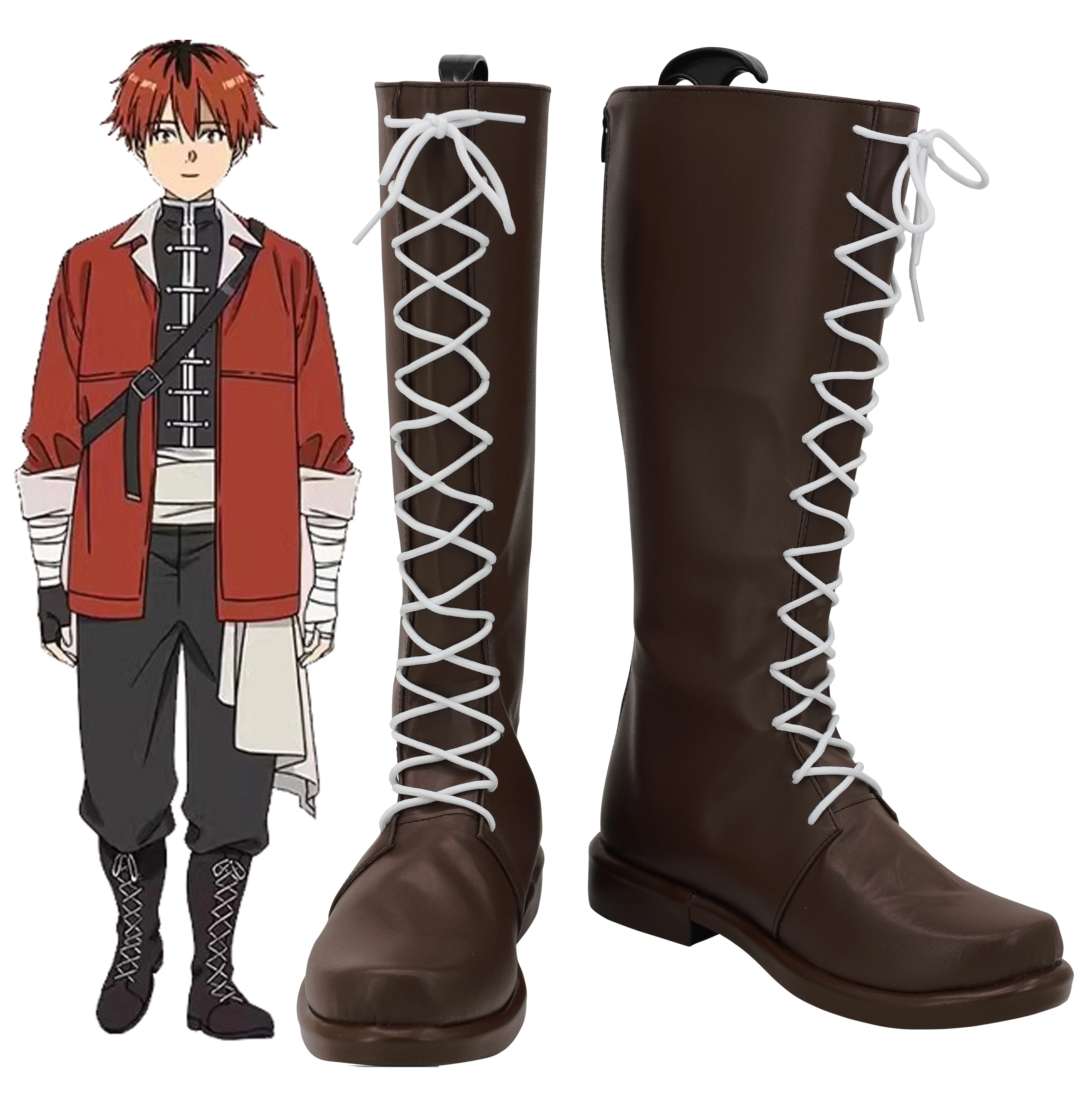 Anime Frieren Beyond Journey End Cosplay Stark Heiter Cosplay Boots Shoes Halloween Cosplay Prop For Adult