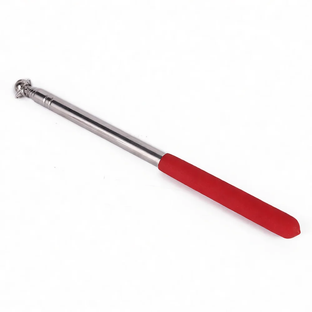 Adjustable Stainless Steel Banner Stick Outdoor Tour Guide Telescopic Pole Handheld Pointer Tool For School Education