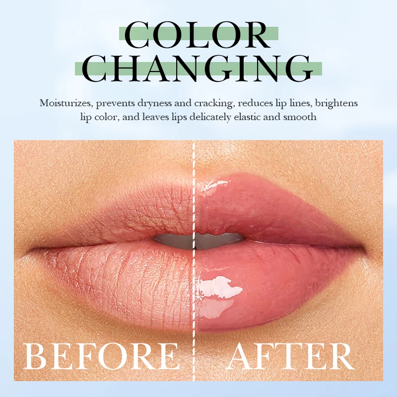 

BIOAOUA Sakura Fragrance Moisturizing Lip Balm Long-lasting Nourishing Nourishing Anti-Cracking Lipstick Lip Care Makeup