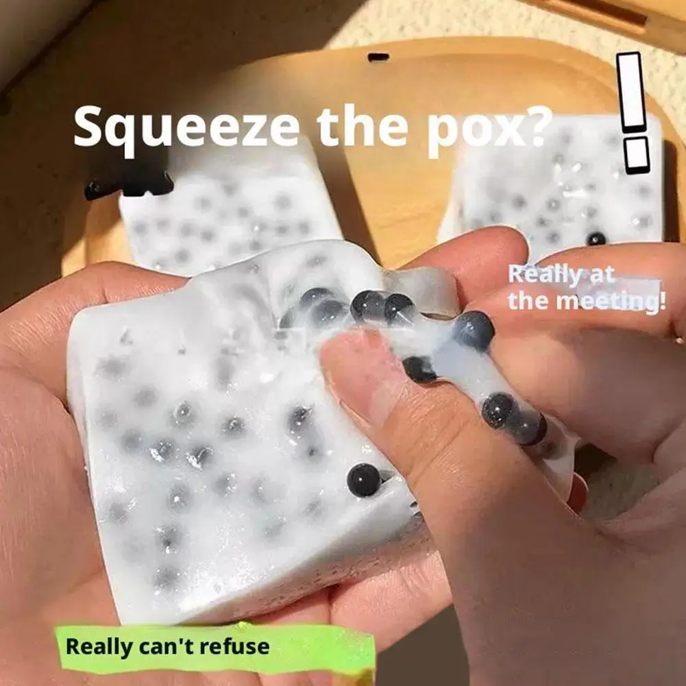  Toys for Kids Relieve Pressure Toy Soft Pimple Popping Sensory Toys Square Skin Picking Fidget Toys T0P2