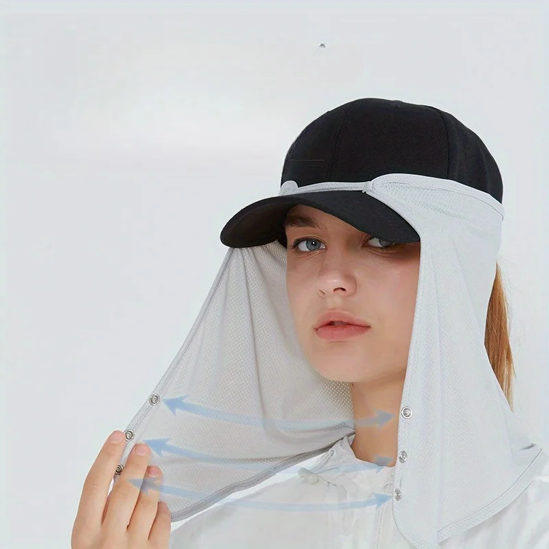 قناع الحرير الجليدي للحماية من أشعة الشمس في الصيف والمشي لمسافات طويلة وصيد الأسماك ومنع البعوض للحماية من الأشعة فوق البنفسجية #2