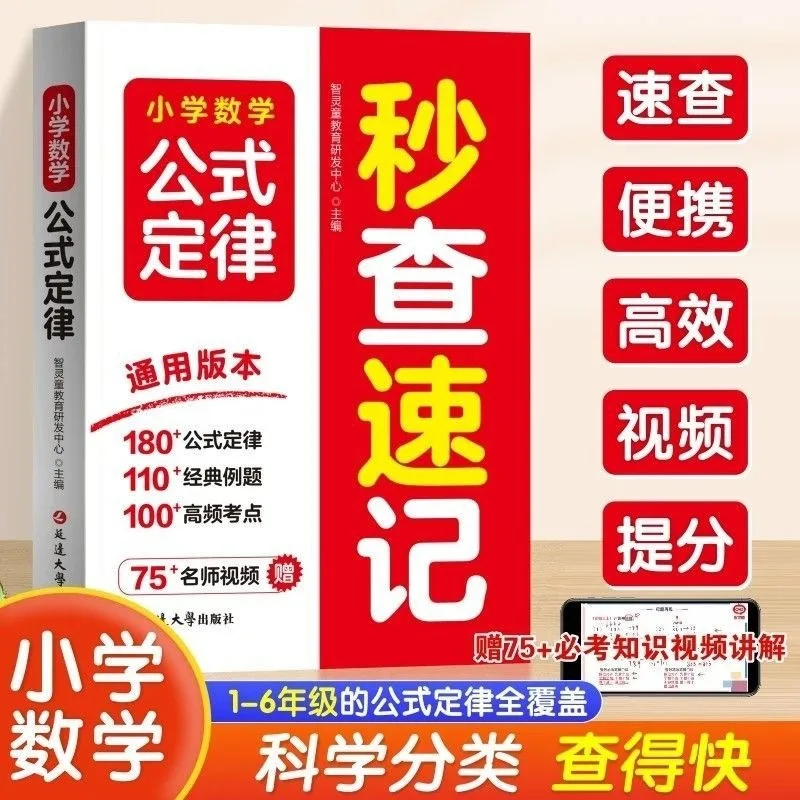 A Complete Collection of Short Hand Formulas for Primary School Mathematics Formulas and Laws