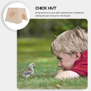 روتين الدجاج كوخ الأليفة شنشلس مأوى خشبي صغير يختبئ منزل الهامستر كوخ الهامستر عش الاختباء أفضل 10 بيوت دجاج خشبية مبيعا - رقم 10