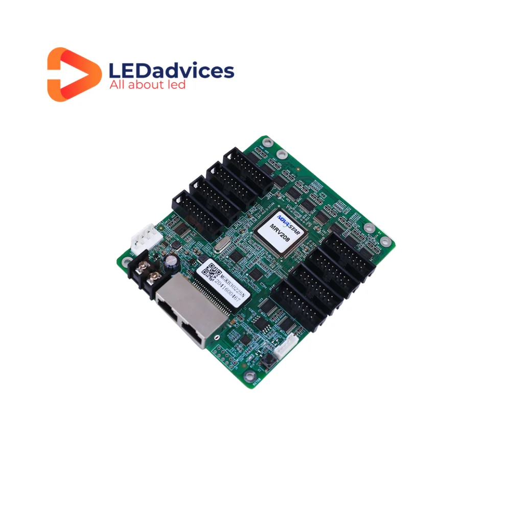 Novastar MRV208-1 Receiving Card For Full Color LED Screen Conroller 3D Rental Event Fixed Installation Display Wall Receiver