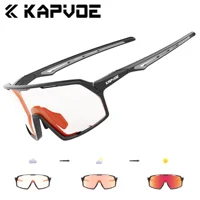 Kapvoe gafas de sol fotocromáticas hombre MTB gafas de escalada deportes al aire libre bicicleta ciclismo gafas mujeres conducción bicicleta gafas UV400