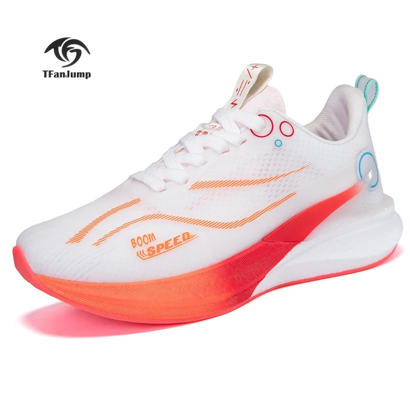 2025 Men's And Women's Professional Carbon Board Marathon Running Shoes Shock Absorption Ultra-light Stable Support Sports Shoes image 3