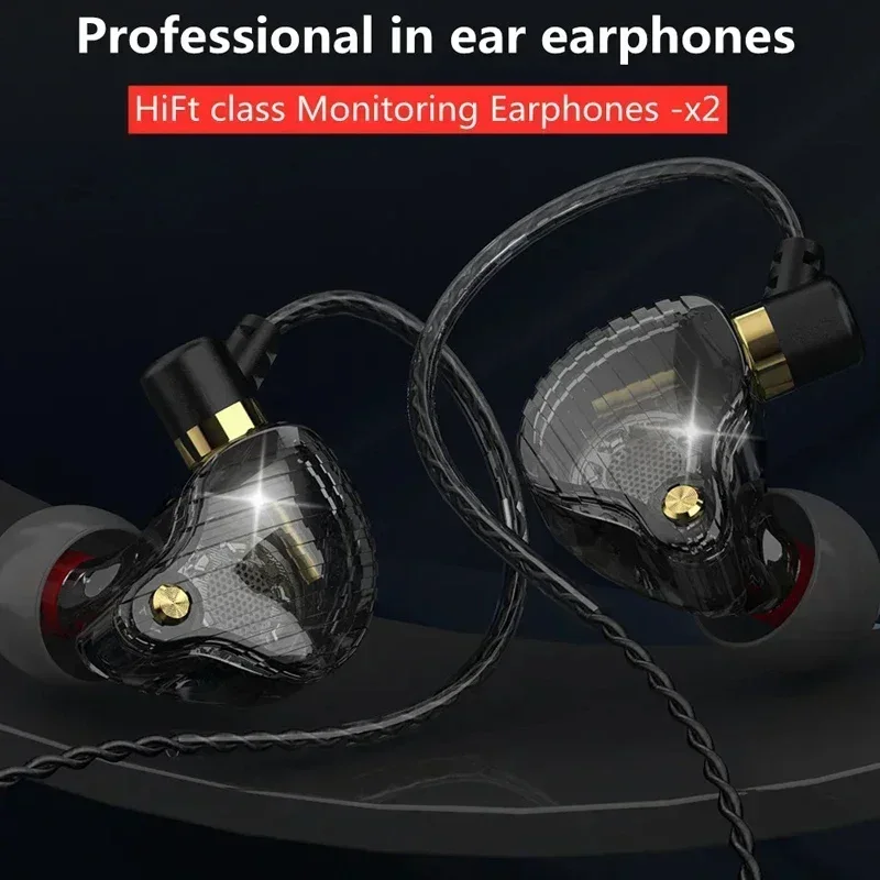 KZ-SK3 Thick Magnetic Dynamic In-ear Wired Headphone with Microphone Bass Earphone Noise Cancelling Headset for Sport Gaming