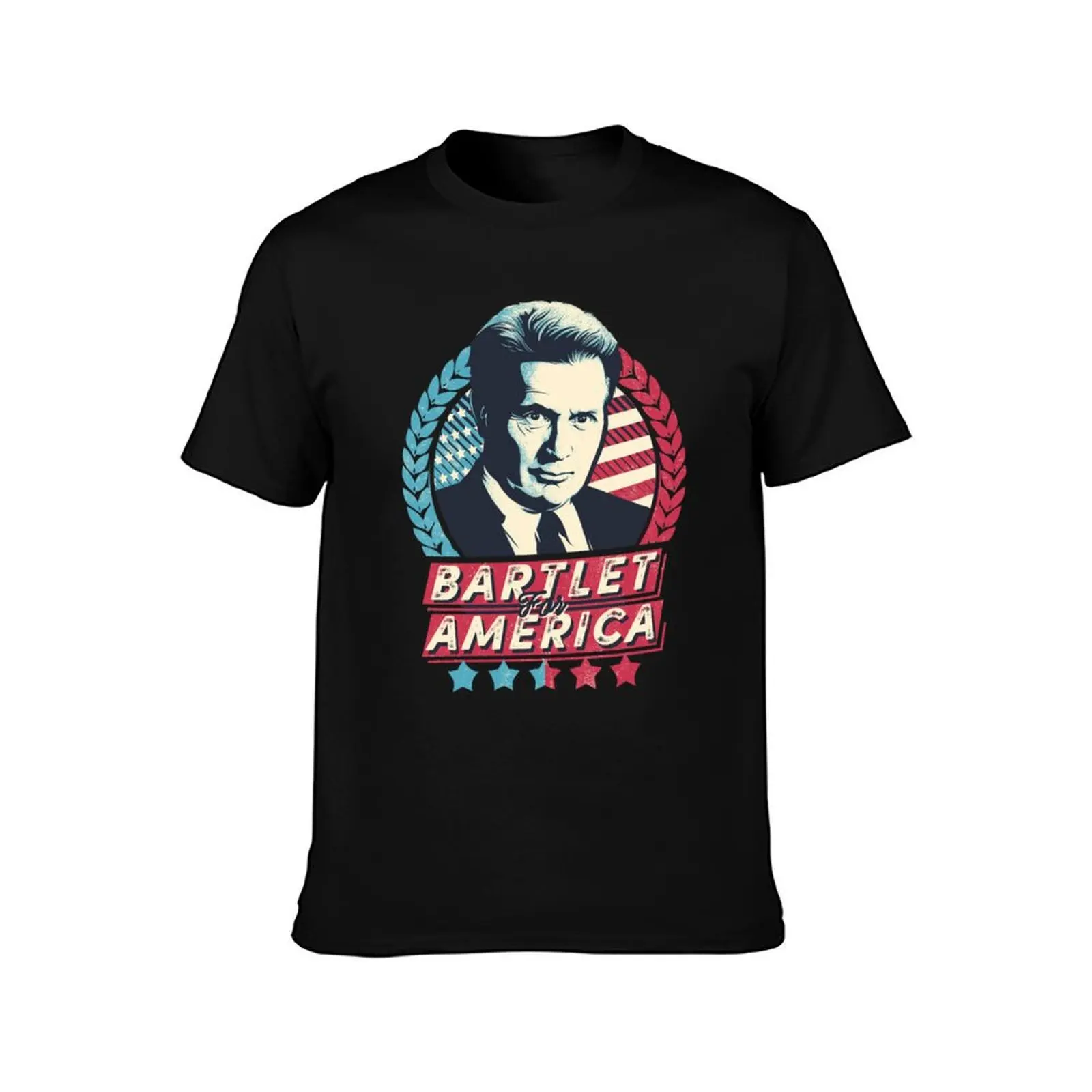Bartlet For America T-Shirt cotton t-shirt plain for man package T-Shirt