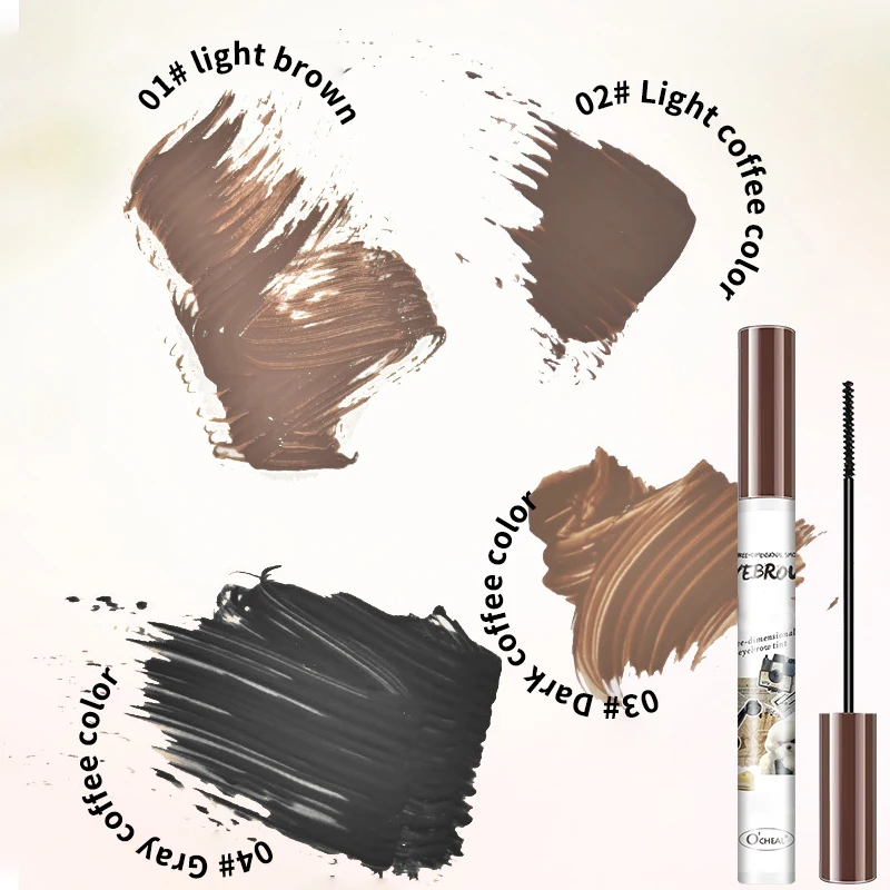 صبغة حواجب الجسم لعرض المكياج، مقاومة للماء والعرق، ناعمة ولا تلطخ بسهولة، مما يخلق تأثيرًا طبيعيًا للمكياج