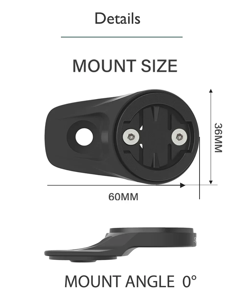 SYNCROS Fraser Ic Sl Wc/Dc/Xc Lenker Xc Vorbau 1.5/2.0 BIKE CNC Aluminium Top Cap Computerhalterung 0 Grad Garmin/Wahoo/Bryton – Detail 3