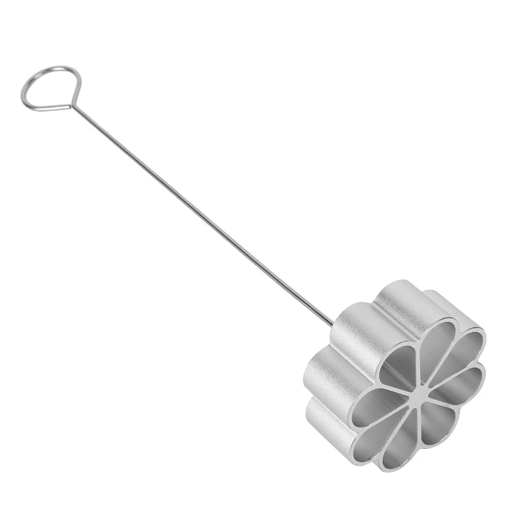 Aluminum Alloy Deep Frying Mold Sakura Chrysanthemum Shape Long Handle Cookie Mold Non Stick Easy Release Donut Mold