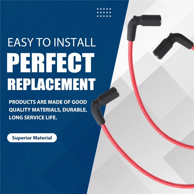 

A02Q-Набор проводов зажигания 84-816608A1 для Mercruiser 5.0L 5.7L 816608A1 Замена Volvo Penta 3888328 3859000 Морские детали