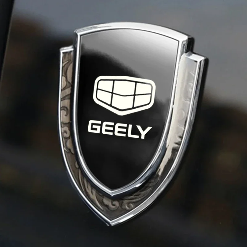 Car stickers 3D metal accsesories car accessory for geely atlas coolray BO RUI YUE CK Saloon EMGRAND ec7 GS GC2 GC5 GC6 GC7 GX2