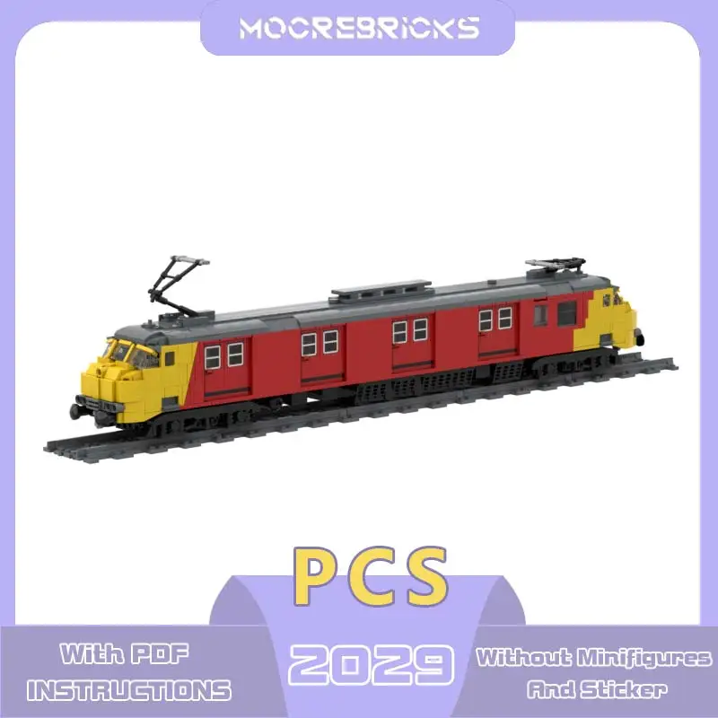 

Hot Selling NS Motorpost Transport Vehicle Model City Train Carriage Building Blocks Bricks Creative Expert Toys Kids Xmas Gift