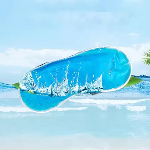 1 st återanvändbar ögonmask ispåse pack sömnmask kallhållande kompress ögonskyddsplåster kylande kall gel dagligen 12 best sales kall gel - №8