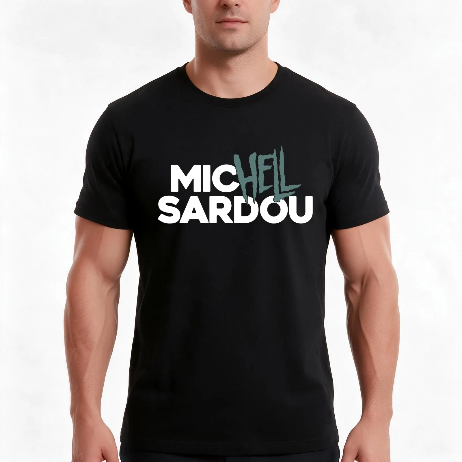 Michel Sardou Hellfest T-Shirt Summer Casual Cotton Tee Oversized Streetwear Tops Vintage Graphic Print Unisex Men Women