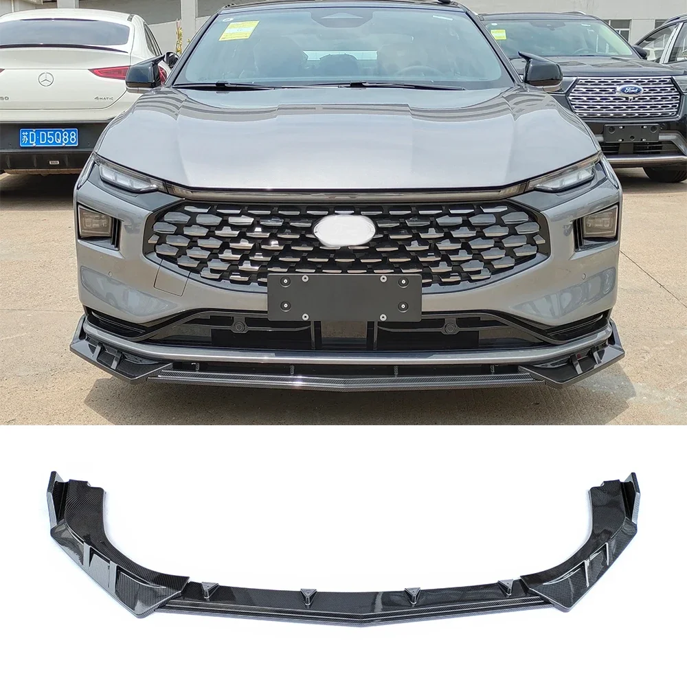 

For Ford MONDEO EcoBoost 2022 Year Car Front Bumper Chin Tail Bodykit Lip Modification On Bumper Spoiler Chin Bright Black